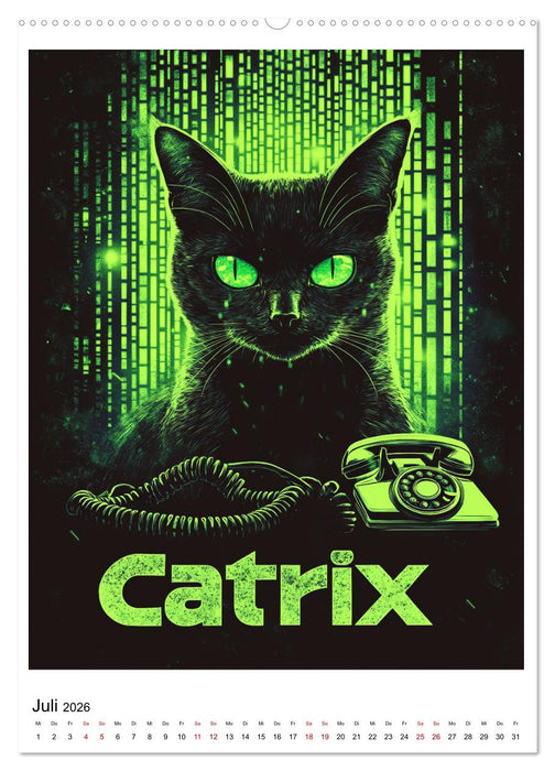 Großes Katzenkino (CALVENDO Premium Wandkalender 2026)