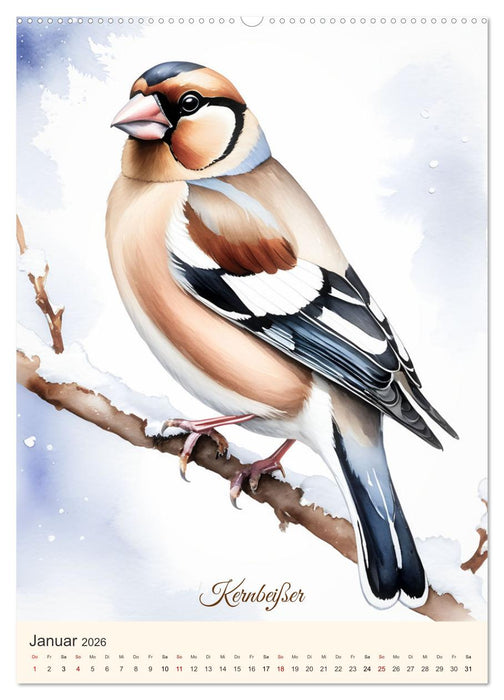 Alle Vögel sind schon da (CALVENDO Wandkalender 2026)