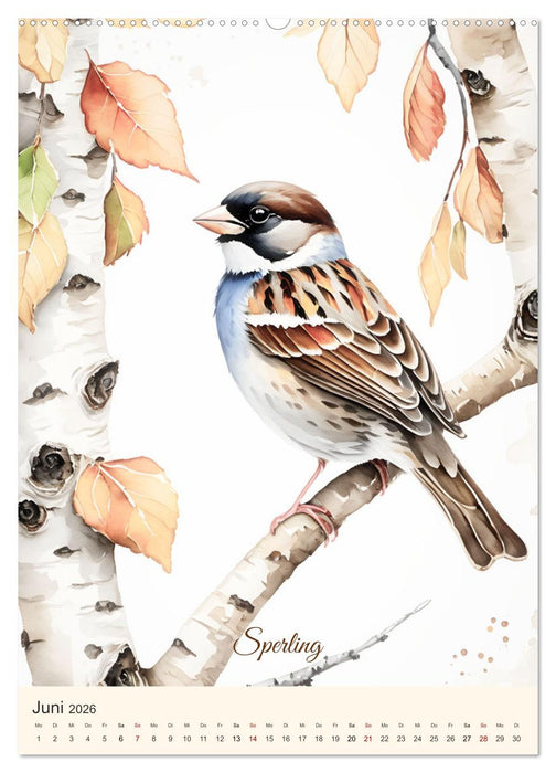Alle Vögel sind schon da (CALVENDO Wandkalender 2026)