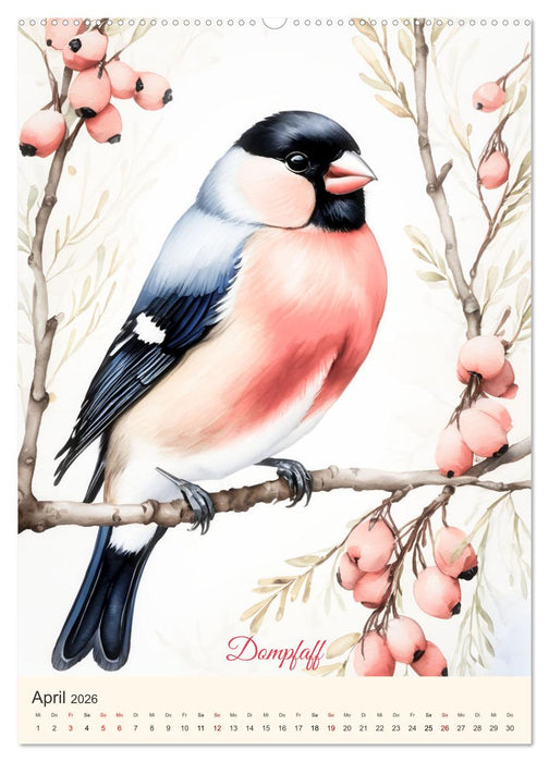 Alle Vögel sind schon da (CALVENDO Premium Wandkalender 2026)