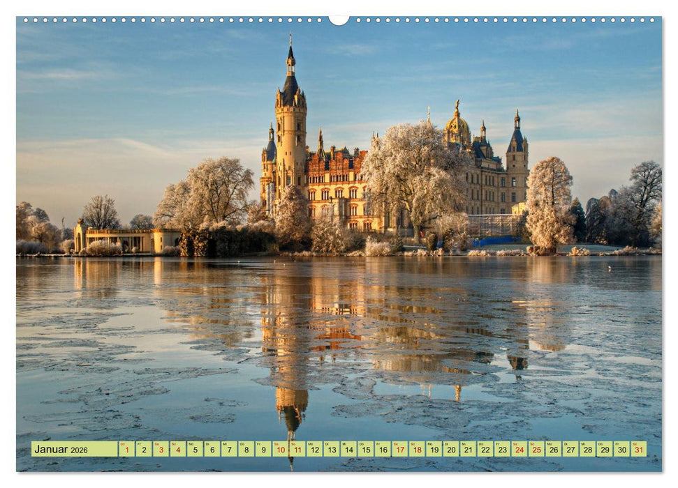 Schwerin - Welterbe (CALVENDO Wandkalender 2026)