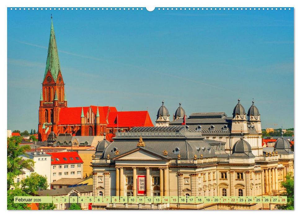 Schwerin - Welterbe (CALVENDO Wandkalender 2026)