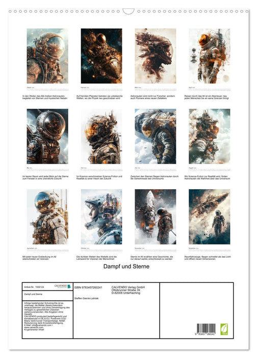Dampf und Sterne (CALVENDO Wandkalender 2026)