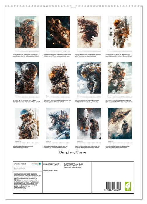 Dampf und Sterne (CALVENDO Premium Wandkalender 2026)