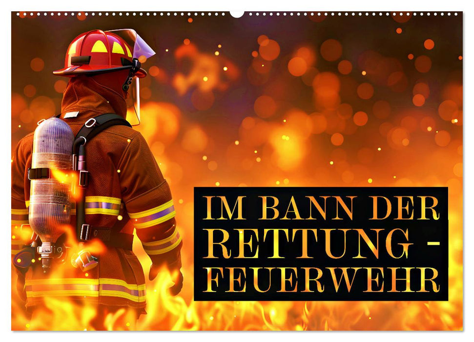 Im Bann der Rettung - Feuerwehr (CALVENDO Wandkalender 2026)