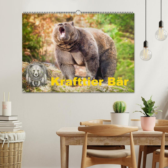 Krafttier Bär (CALVENDO Wandkalender 2026)