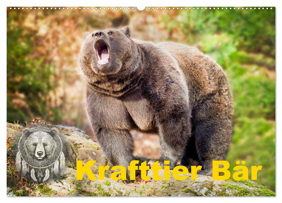 Krafttier Bär (CALVENDO Wandkalender 2026)