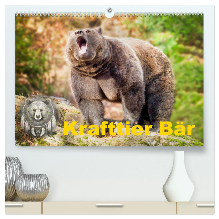Krafttier Bär (CALVENDO Premium Wandkalender 2026)