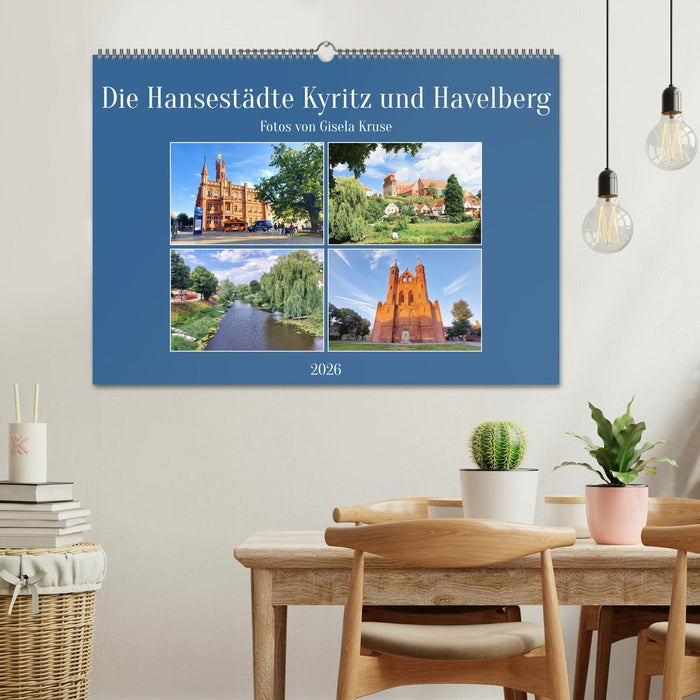 Die Hansestädte Kyritz und Havelberg (CALVENDO Wandkalender 2026)