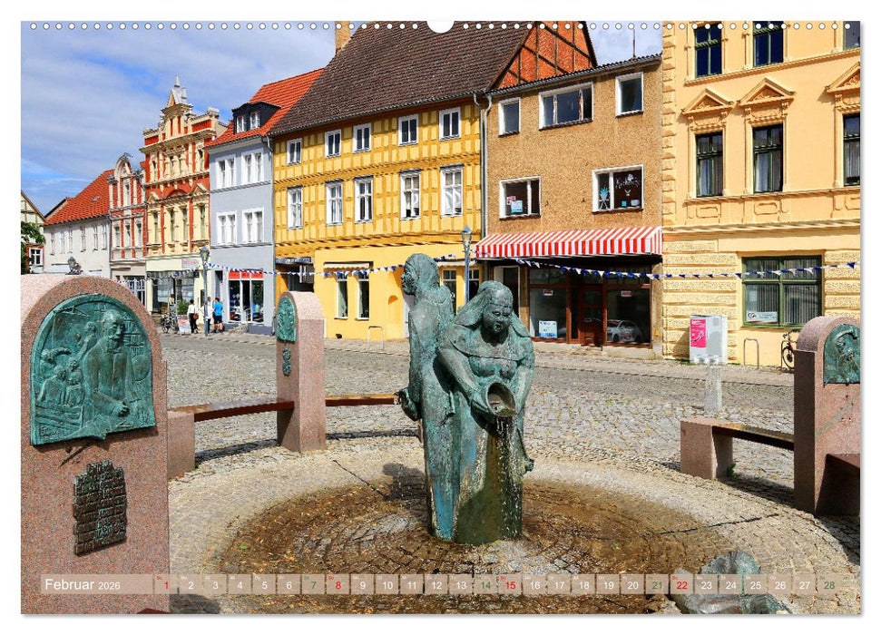 Die Hansestädte Kyritz und Havelberg (CALVENDO Wandkalender 2026)