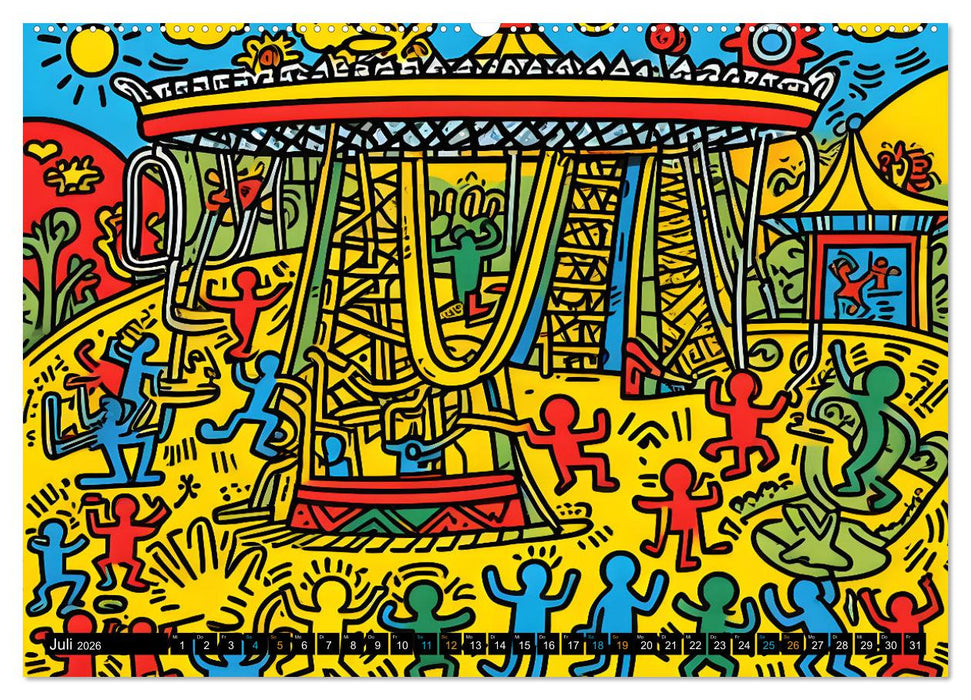 Comics für Kinder . Kinder lieben Abwechslung (CALVENDO Premium Wandkalender 2026)