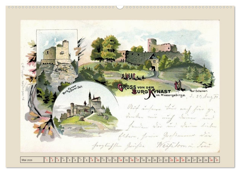 Gruß von der Schneekoppe (CALVENDO Wandkalender 2026)