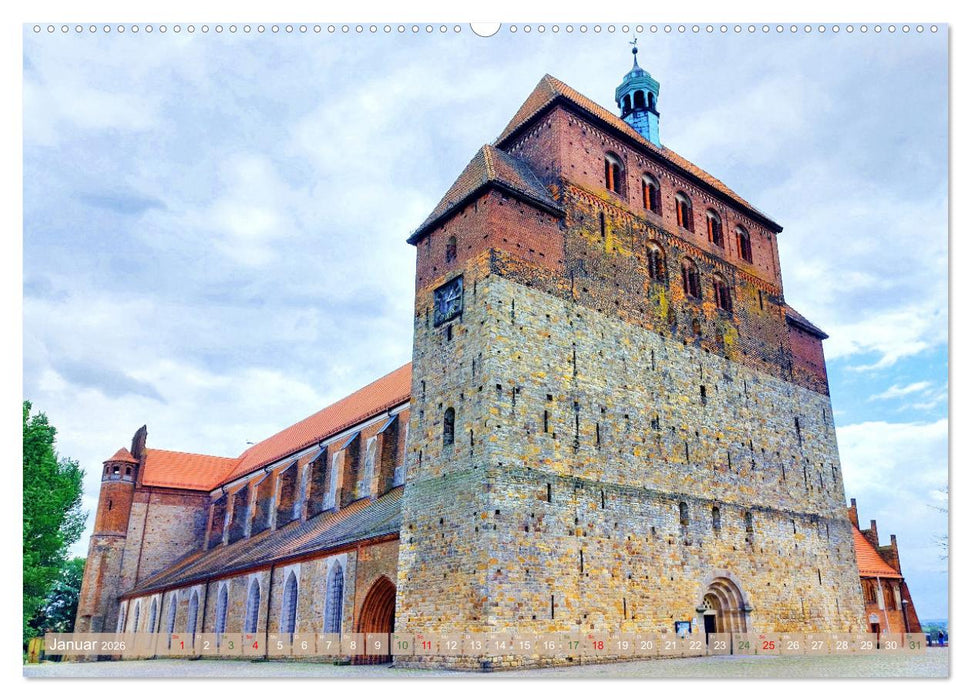 Die Hansestädte Kyritz und Havelberg (CALVENDO Premium Wandkalender 2026)