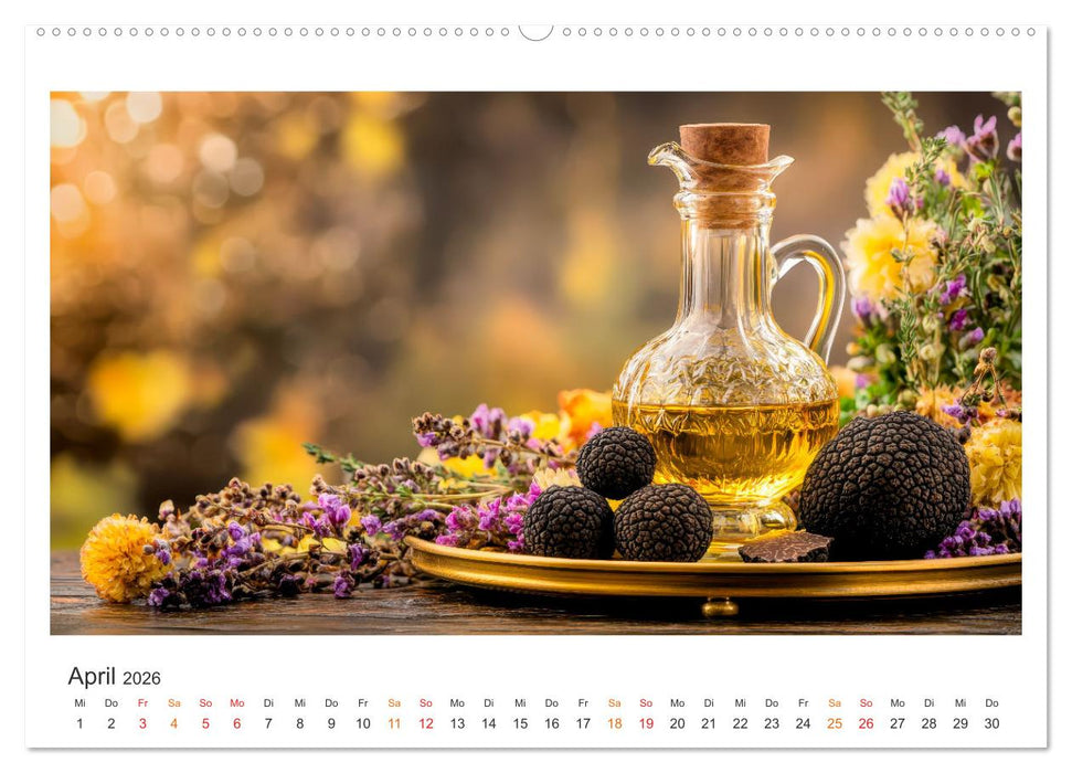 Küchenkalender - ÖL-Welten (CALVENDO Wandkalender 2026)