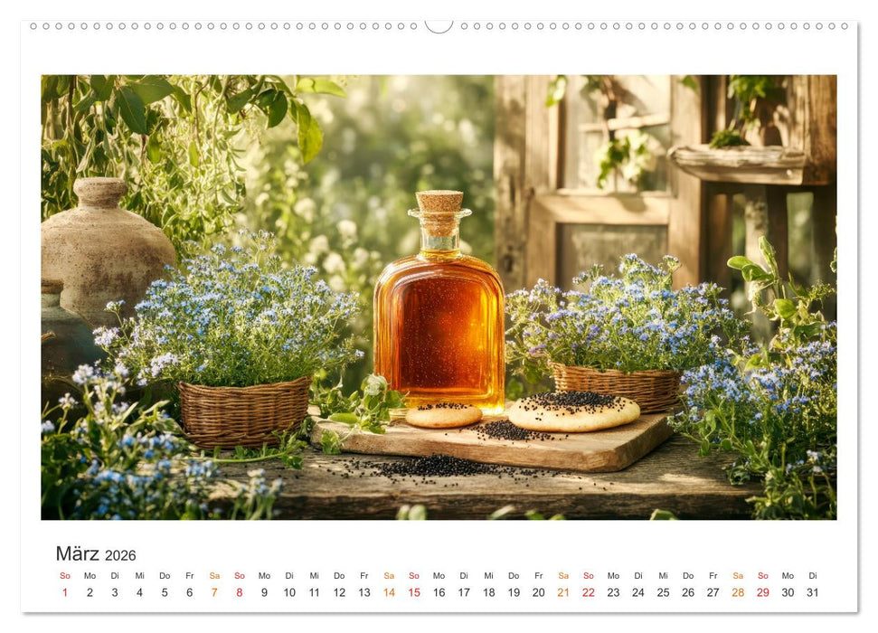 Küchenkalender - ÖL-Welten (CALVENDO Premium Wandkalender 2026)