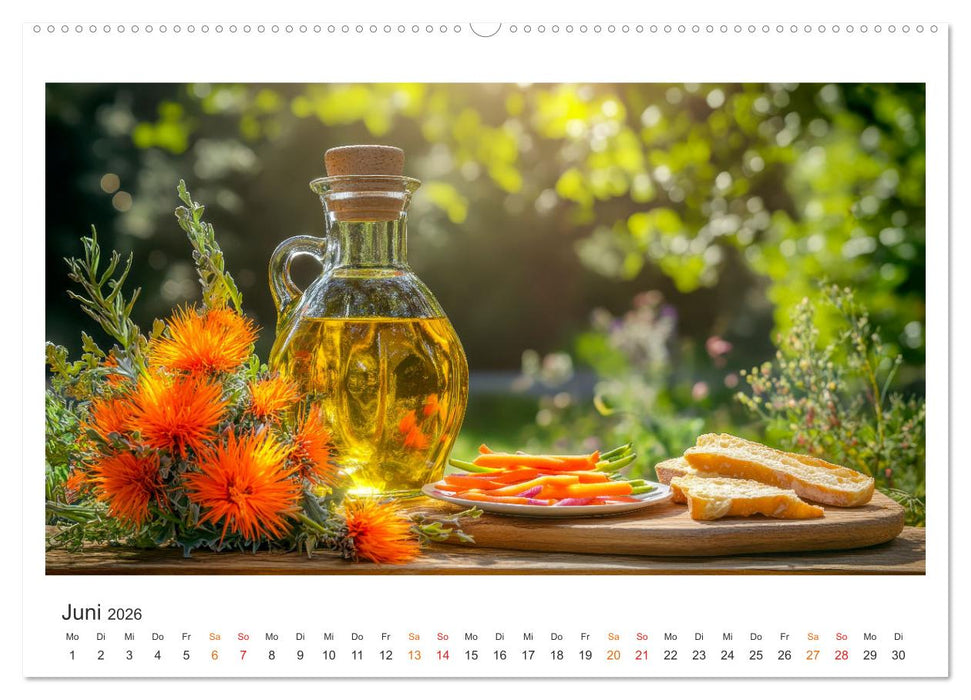 Küchenkalender - ÖL-Welten (CALVENDO Premium Wandkalender 2026)