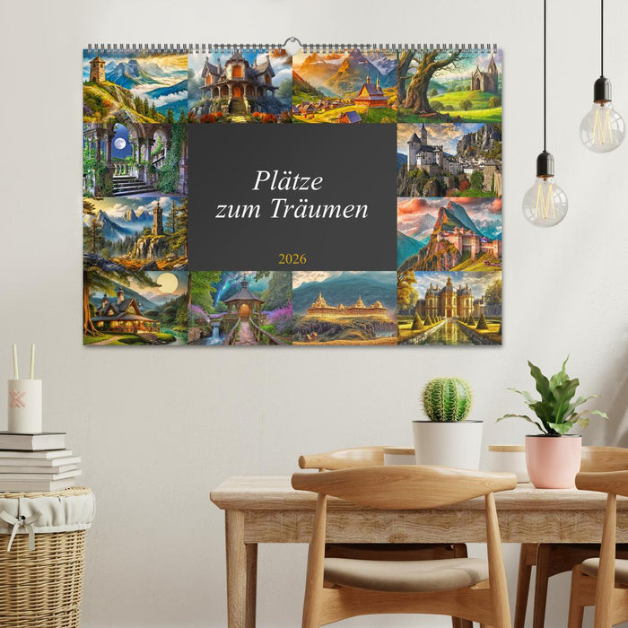 Plätze zum Träumen (CALVENDO Wandkalender 2026)