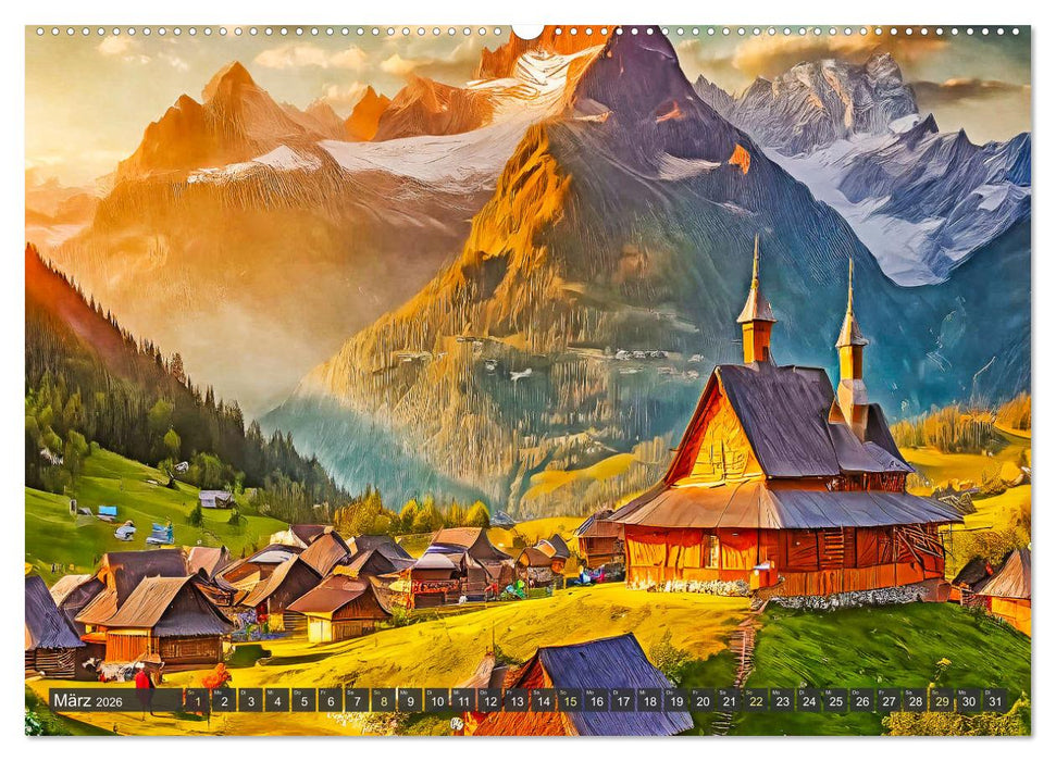 Plätze zum Träumen (CALVENDO Premium Wandkalender 2026)