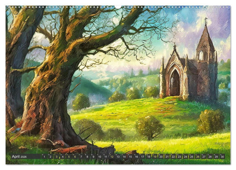 Plätze zum Träumen (CALVENDO Premium Wandkalender 2026)