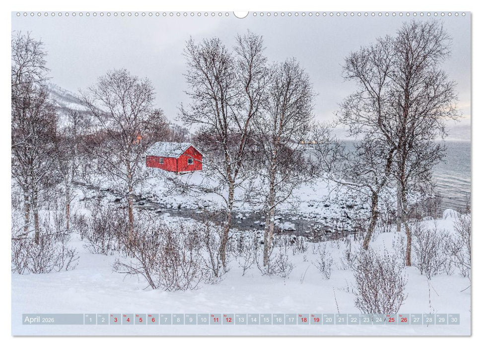 Tromsø in der Polarnacht (CALVENDO Wandkalender 2026)