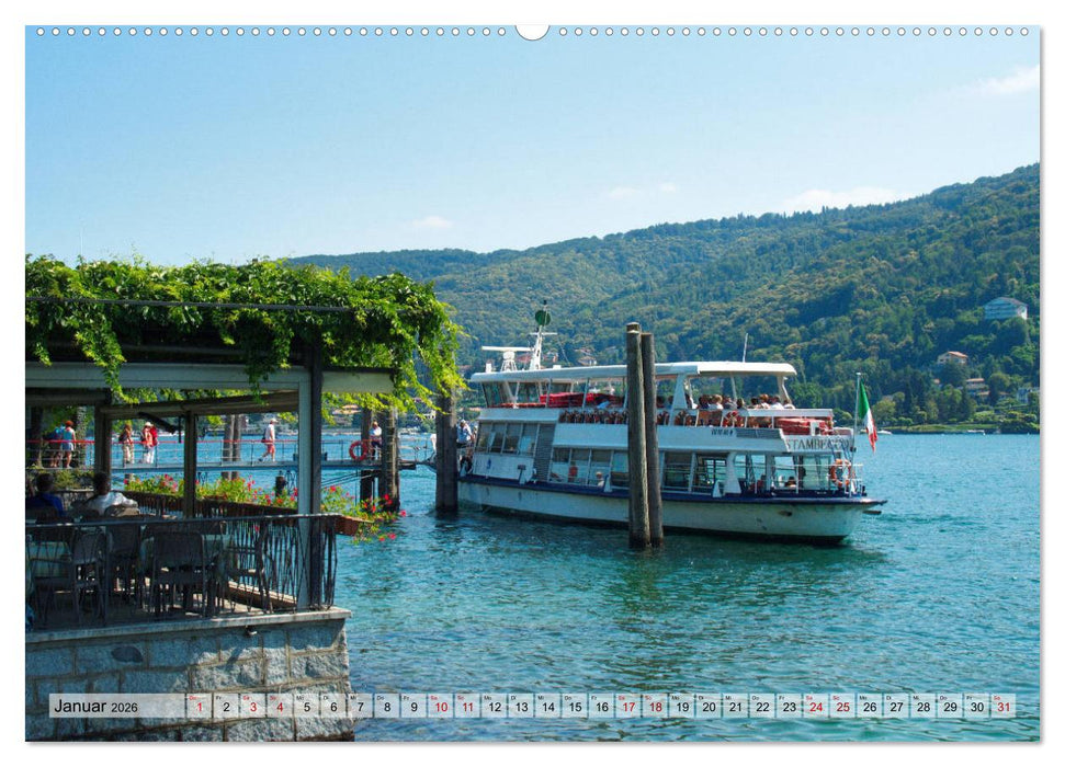 Isola dei Pescatori im Lago Maggiore (CALVENDO Premium Wandkalender 2026)