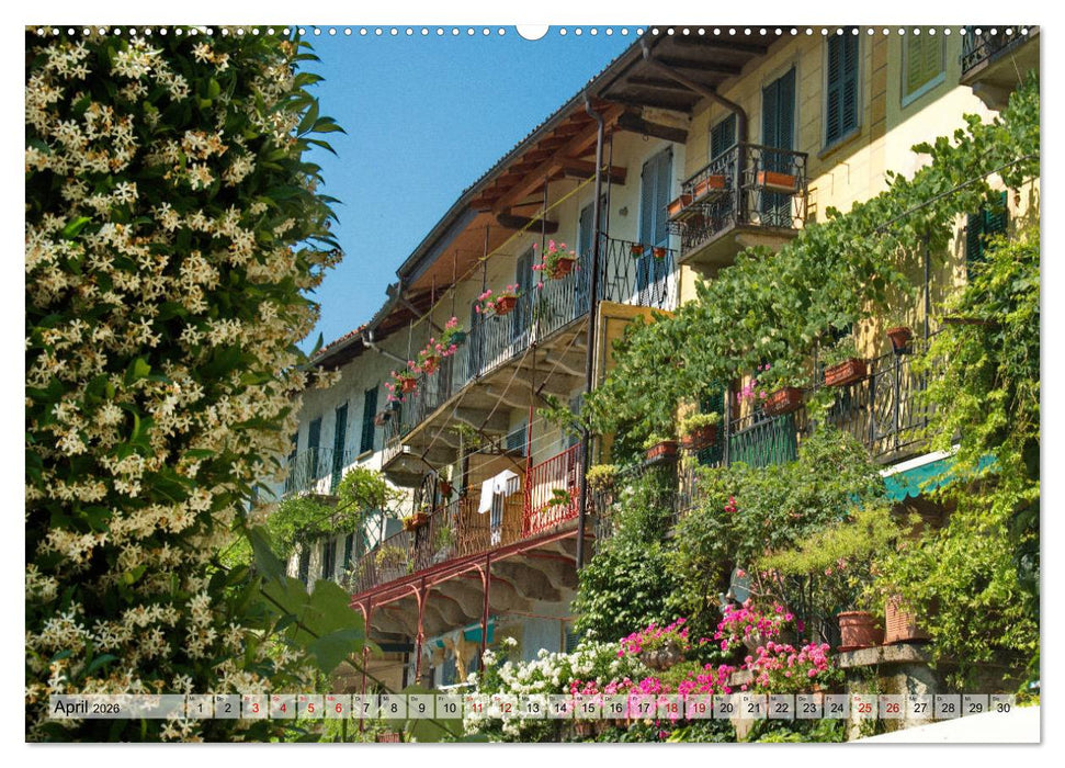 Isola dei Pescatori im Lago Maggiore (CALVENDO Premium Wandkalender 2026)