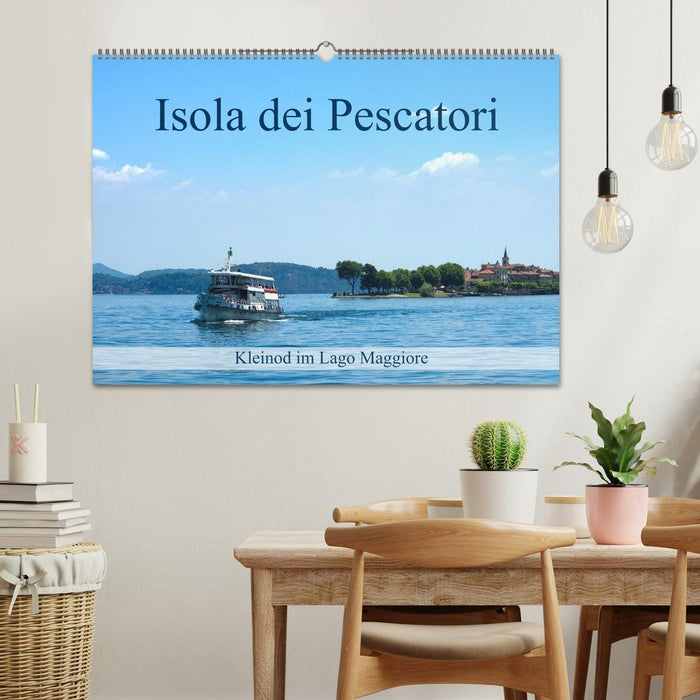Isola dei Pescatori im Lago Maggiore (CALVENDO Wandkalender 2026)