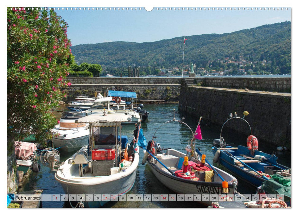 Isola dei Pescatori im Lago Maggiore (CALVENDO Wandkalender 2026)