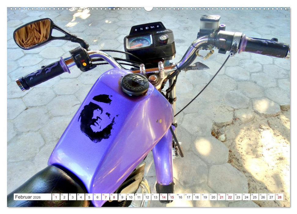 Made in Japan - Motorrad-Legende Suzuki in Kuba (CALVENDO Wandkalender 2026)