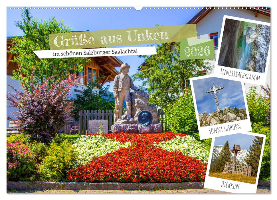 Grüße aus Unken (CALVENDO Wandkalender 2026)