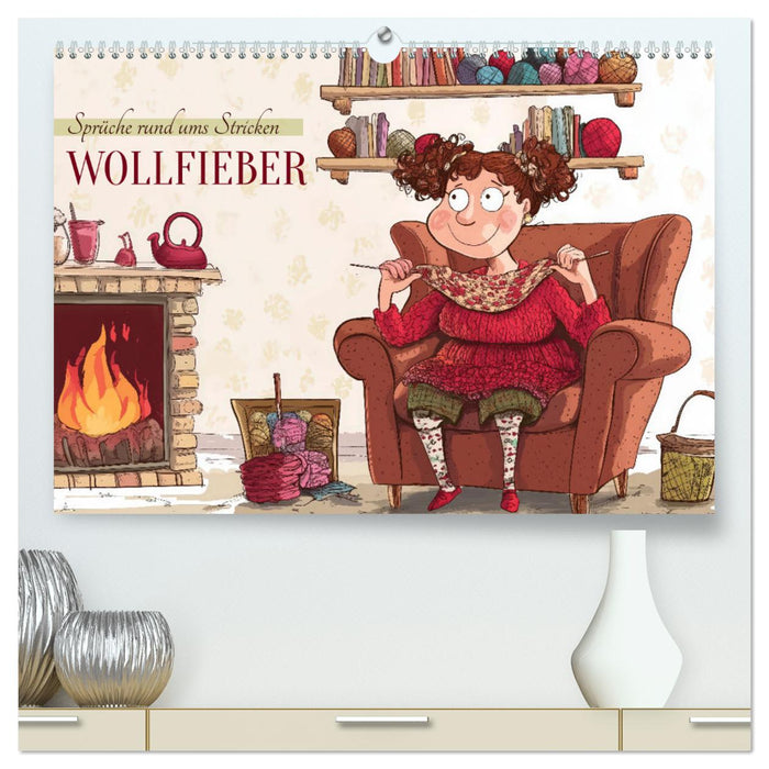 Wollfieber (CALVENDO Premium Wandkalender 2026)