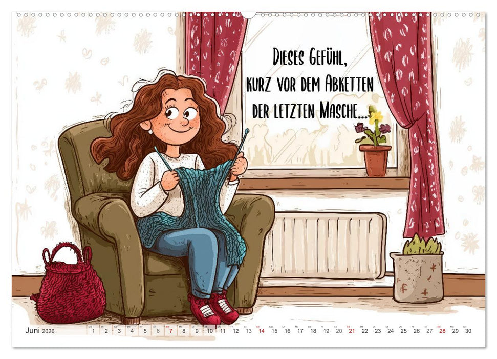 Wollfieber (CALVENDO Premium Wandkalender 2026)