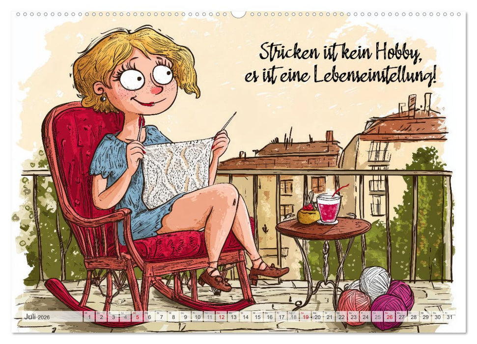 Wollfieber (CALVENDO Premium Wandkalender 2026)