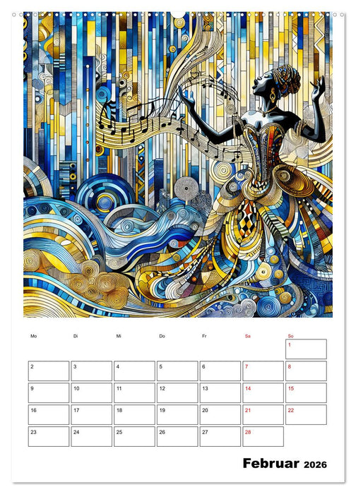 Taktvoll – Rhythmische Eleganz (CALVENDO Wandkalender 2026)