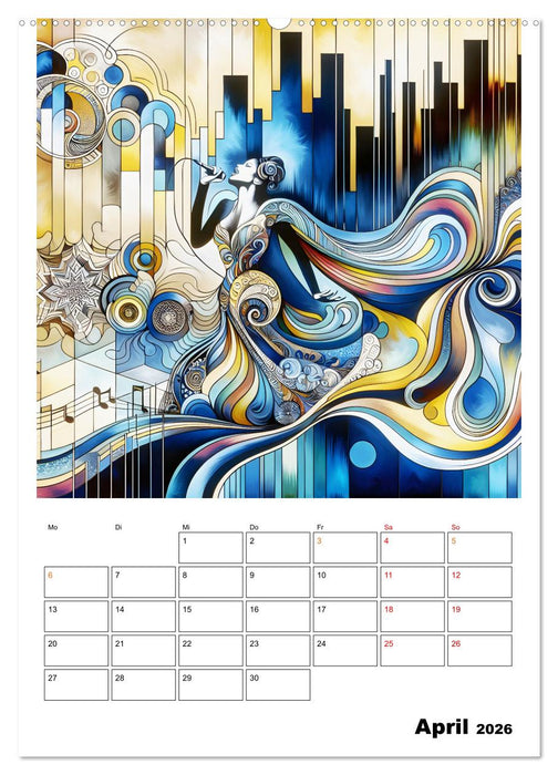 Taktvoll – Rhythmische Eleganz (CALVENDO Wandkalender 2026)