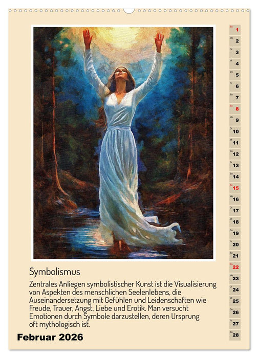 Kunststile der Moderne in Darstellungen von Frauen (CALVENDO Premium Wandkalender 2026)