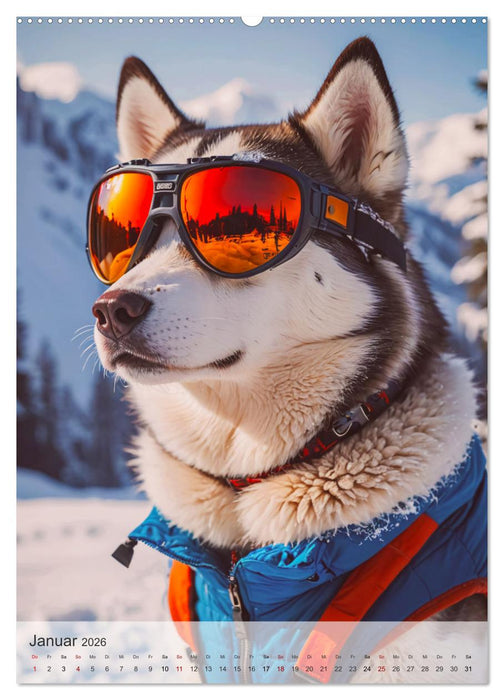 Hot Dogs - Fashion Victims (CALVENDO Premium Wandkalender 2026)