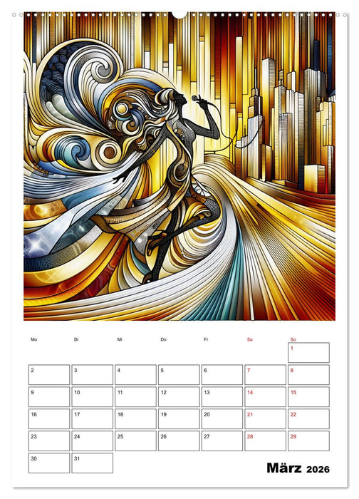 Taktvoll – Rhythmische Eleganz (CALVENDO Premium Wandkalender 2026)