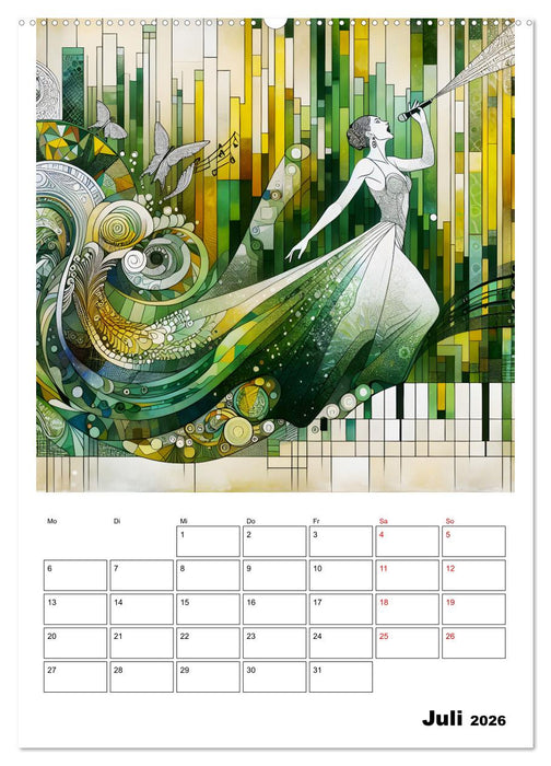 Taktvoll – Rhythmische Eleganz (CALVENDO Premium Wandkalender 2026)