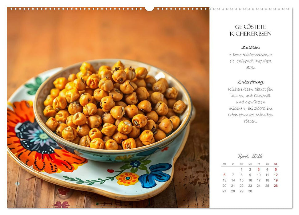 Superfood Power - Gesunde und leckere Superfood-Snacks (CALVENDO Wandkalender 2026)