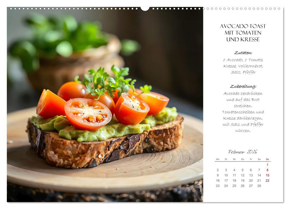 Superfood Power - Gesunde und leckere Superfood-Snacks (CALVENDO Premium Wandkalender 2026)