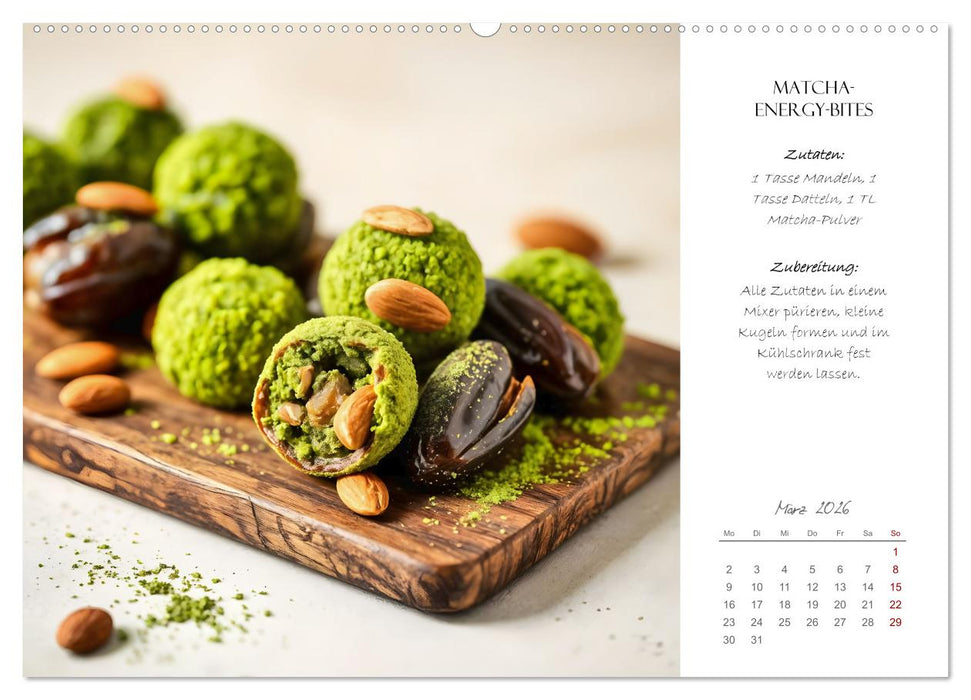 Superfood Power - Gesunde und leckere Superfood-Snacks (CALVENDO Premium Wandkalender 2026)