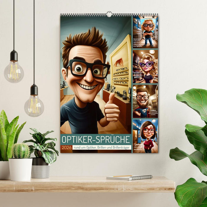 Optikersprüche (CALVENDO Wandkalender 2026)