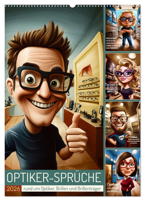 Optikersprüche (CALVENDO Wandkalender 2026)