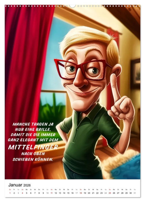 Optikersprüche (CALVENDO Wandkalender 2026)