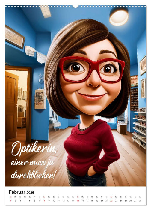 Optikersprüche (CALVENDO Wandkalender 2026)