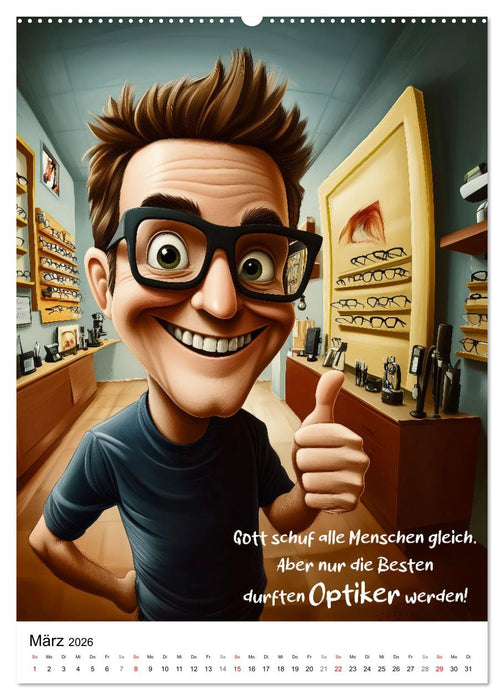 Optikersprüche (CALVENDO Wandkalender 2026)