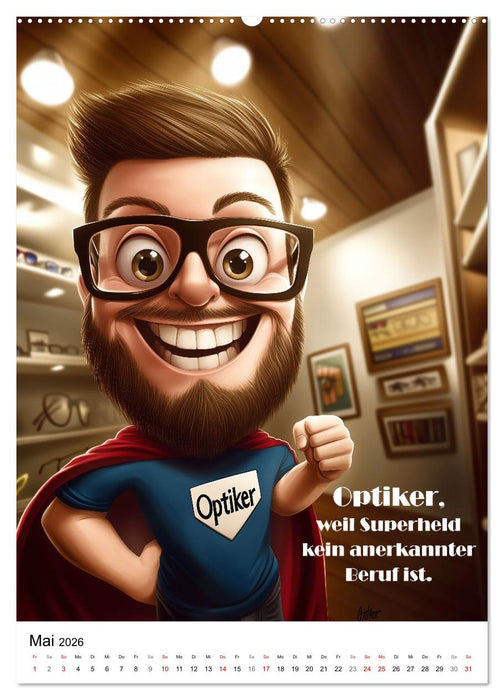 Optikersprüche (CALVENDO Premium Wandkalender 2026)