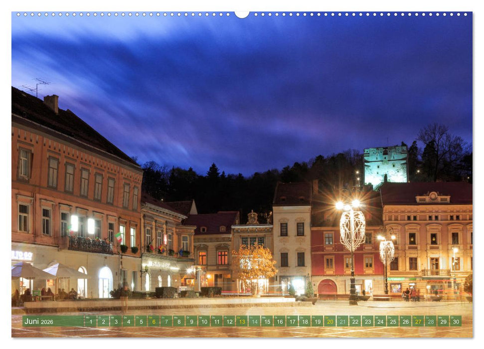 Zauberhaftes Brasov - Das Juwel Siebenbürgens imitten der Karpaten (CALVENDO Wandkalender 2026)