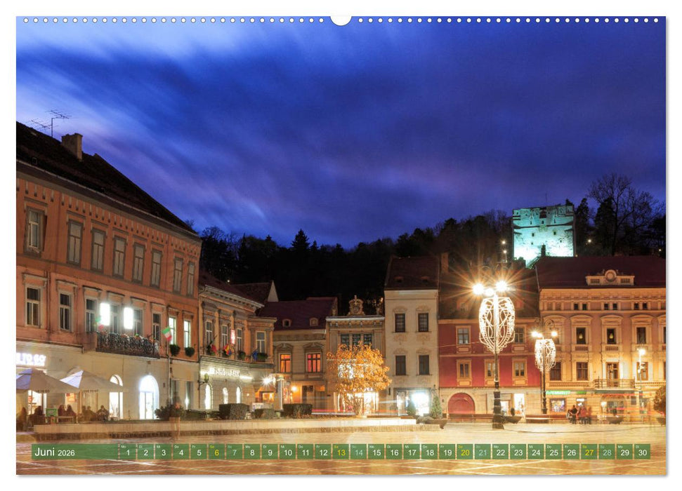 Zauberhaftes Brasov - Das Juwel Siebenbürgens imitten der Karpaten (CALVENDO Premium Wandkalender 2026)